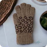 Ashlyn’s Brown Leopard Smart Touch Gloves-Fall/Winter Gloves