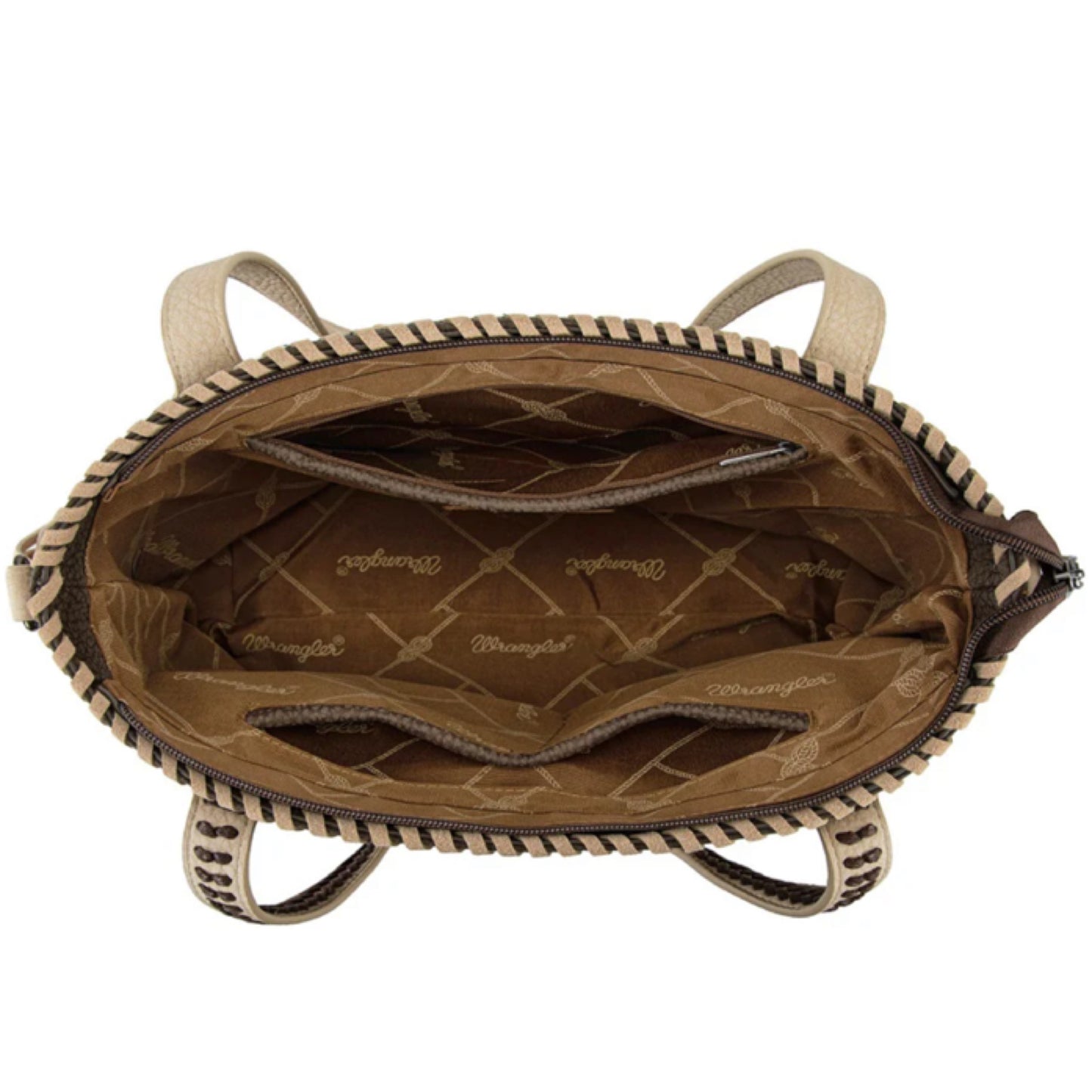 WRANGLER Braided Tassel Tote Bag-Purse