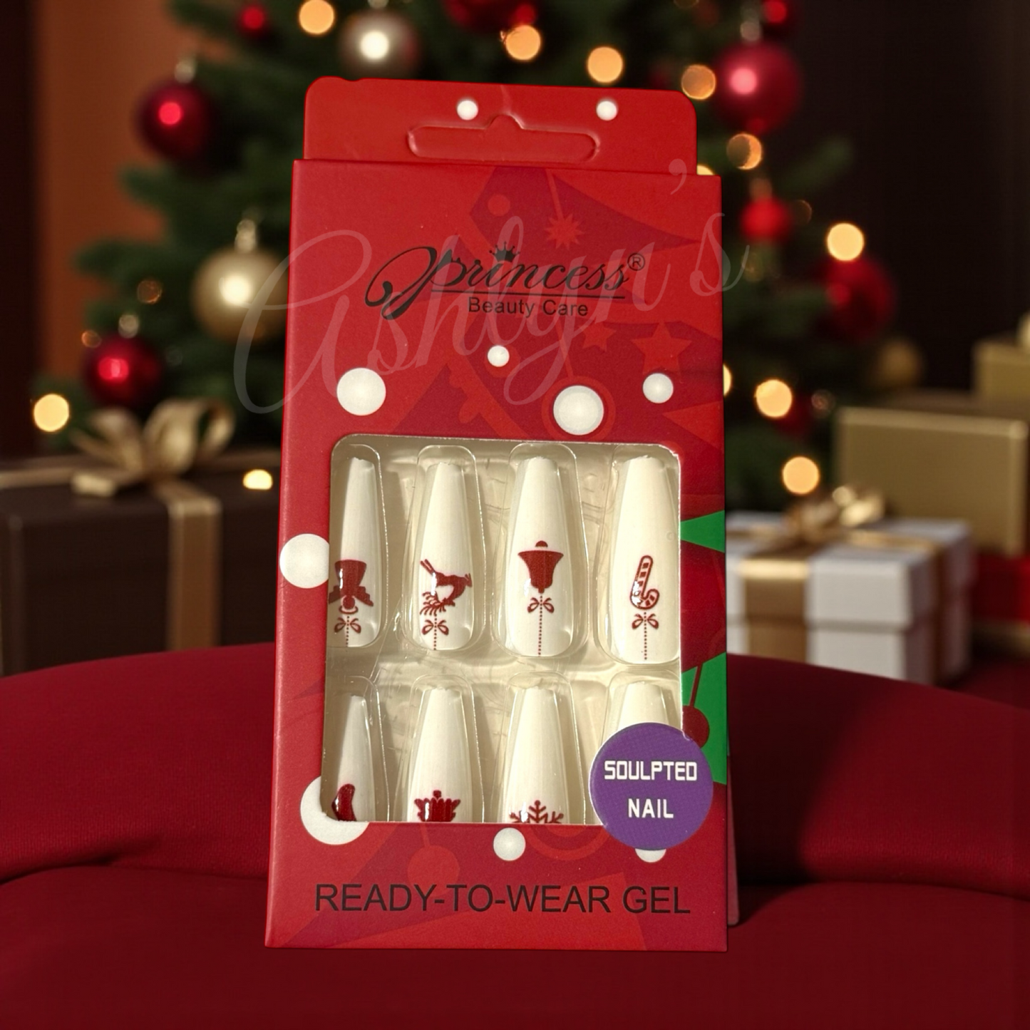 Christmas Theme Press On Nails