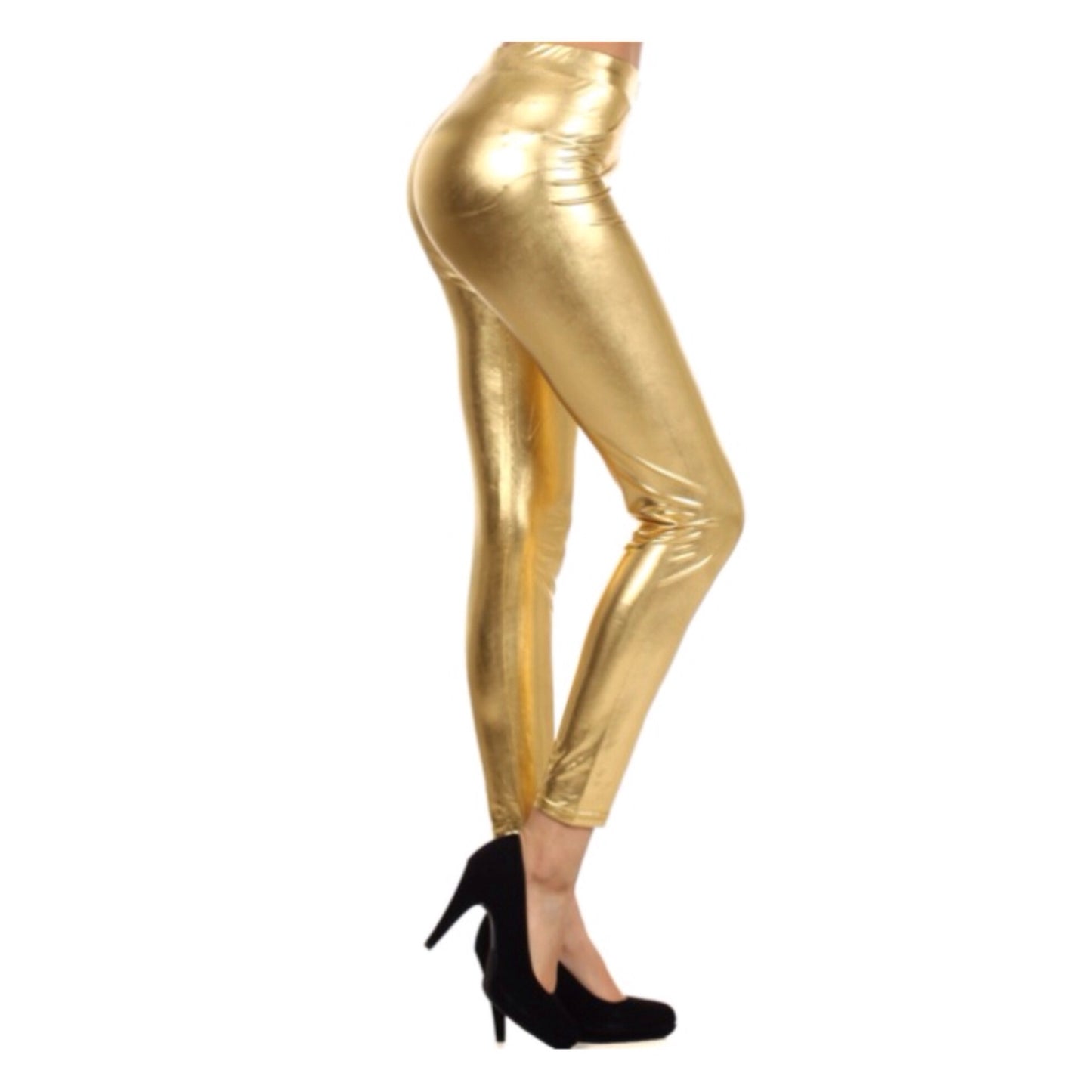They're Back! Fabulous Metallic Gold Leggings - Cheryl's Galore and More