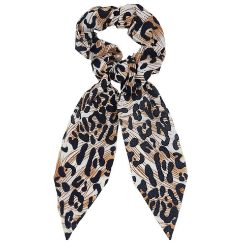 Adorable Leopard Scrunchies with Tail