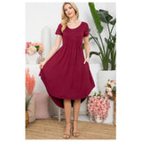 Special Sale~Ashlyn’s Casually Classy Hi Low Empire Dress with Pockets