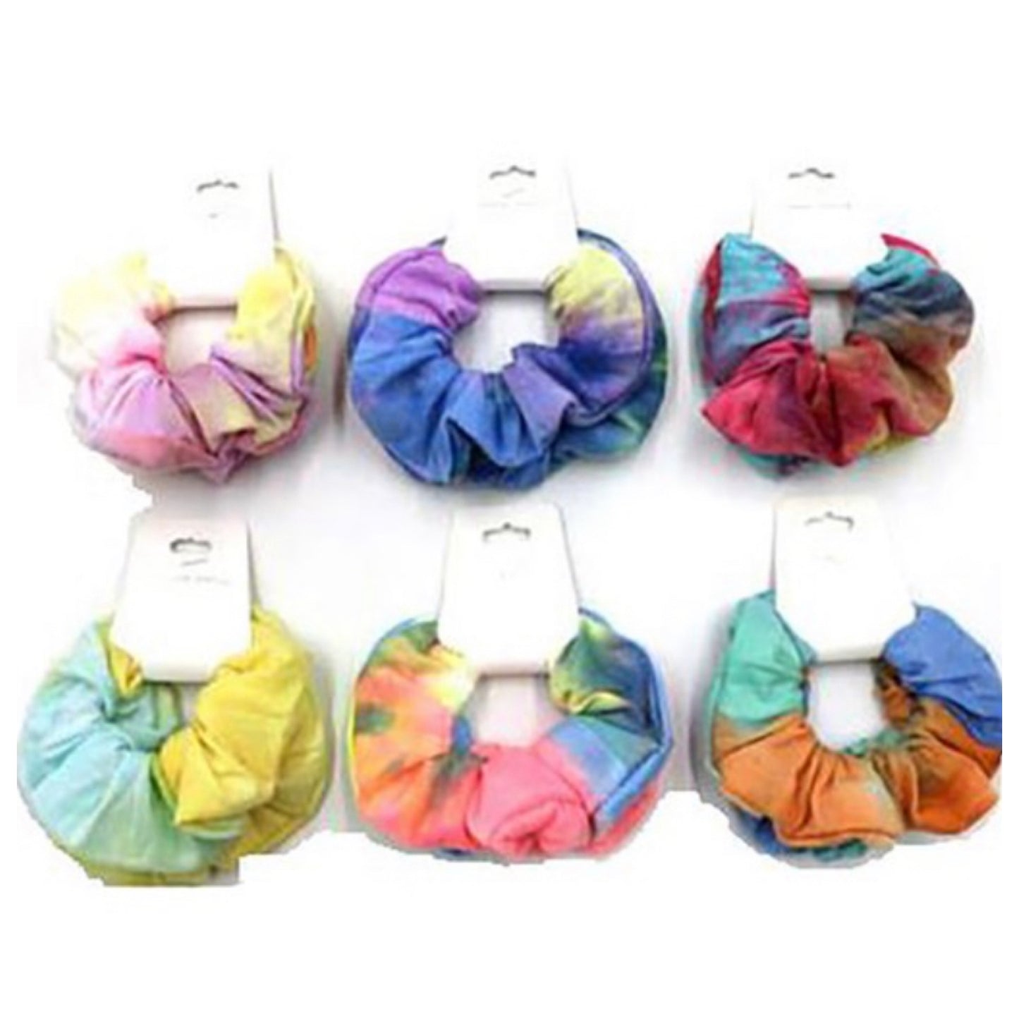 Tie Dye Hair Scrunchies-Set of 2