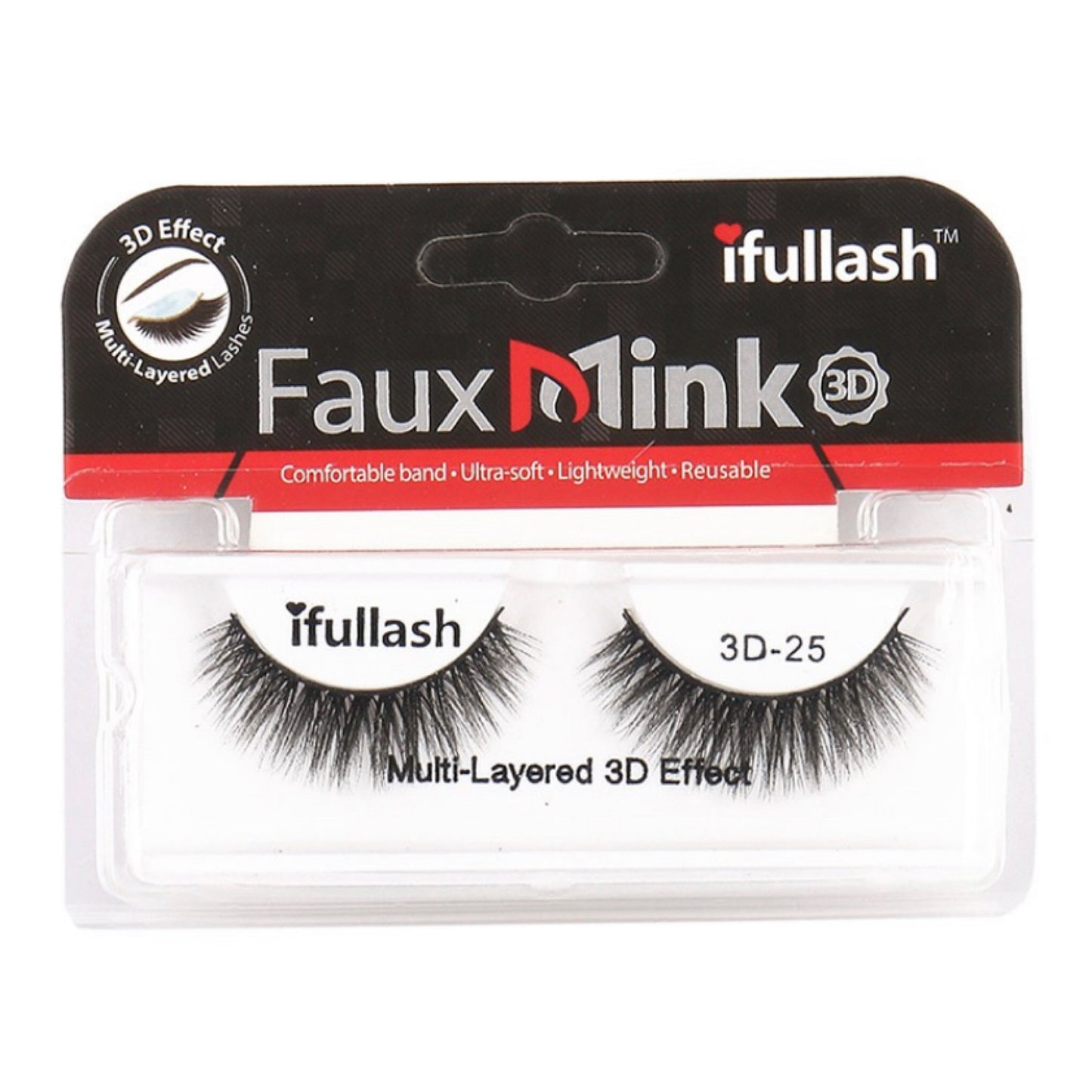 High Quality Mink 3-D Lashes- 3D-25