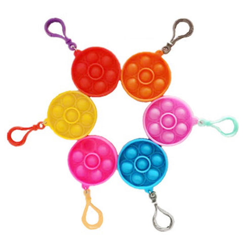 Crazy Fun Bubble Pop Toy Keychain, Purse Charm