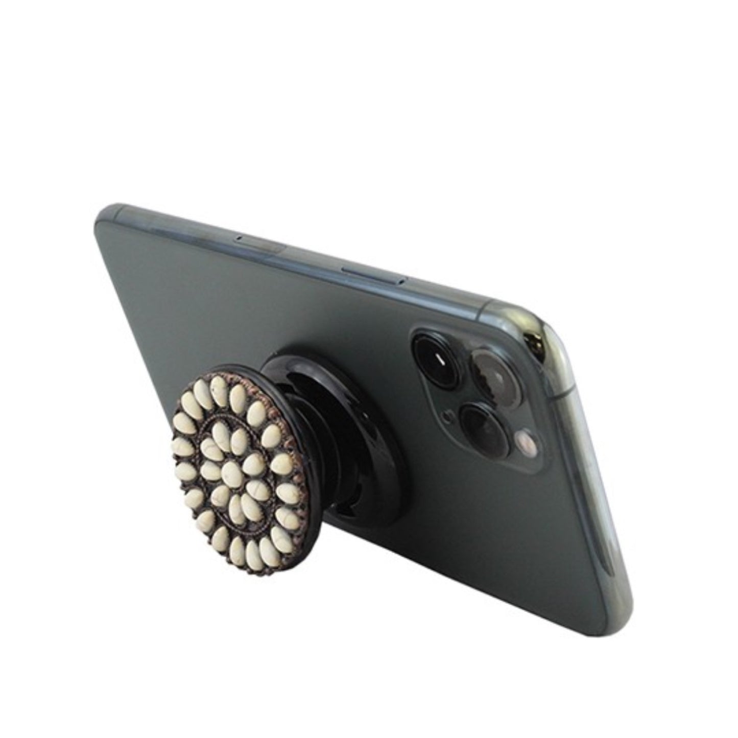 Ashlyn’s Iconic Ivory Stone Concho Phone Grip