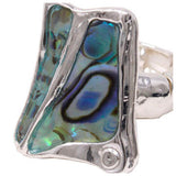 Unique Abalone Stretch Ring