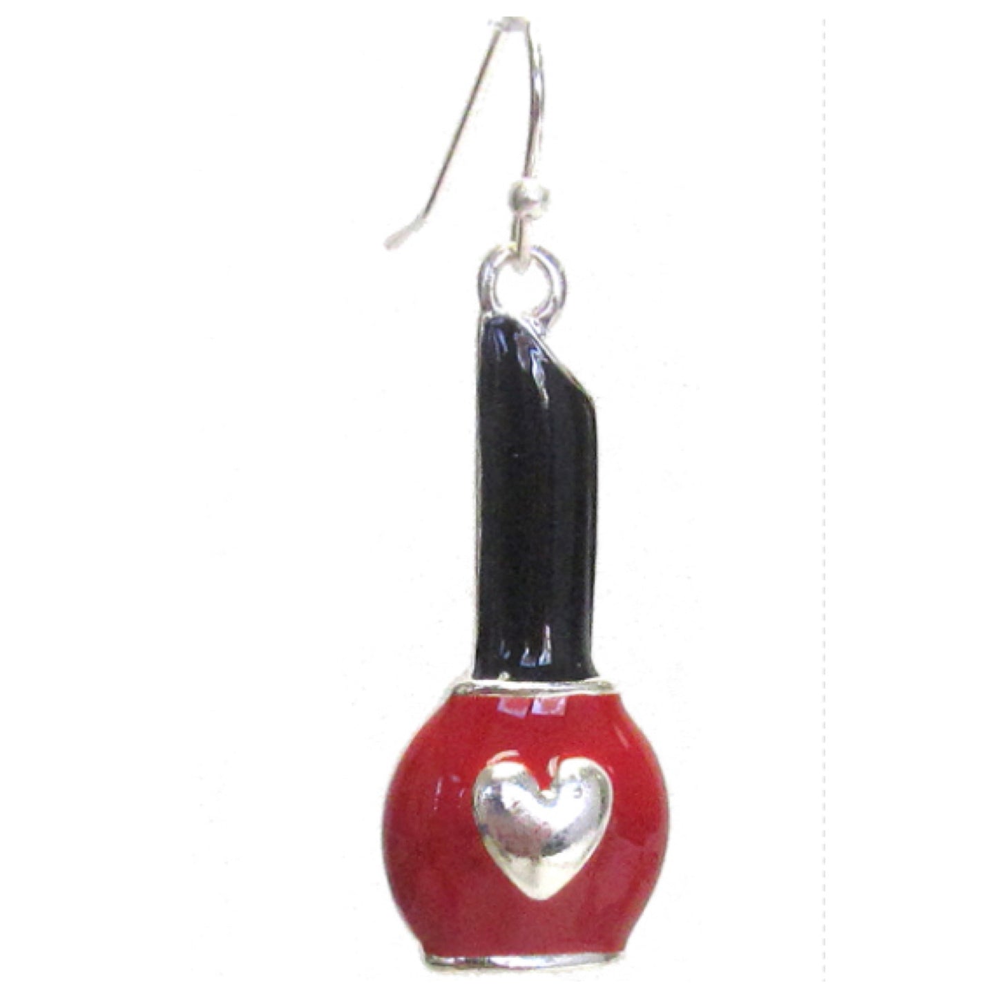 Beauty Theme Nail Polish Earrings