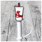 Keeping Your Drink In Style-Crazy Cute Removable Straw Toppers