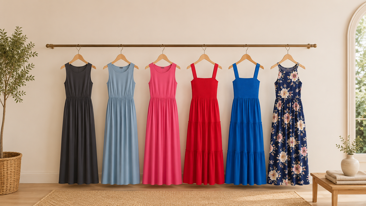 V Neck Maxi Dresses