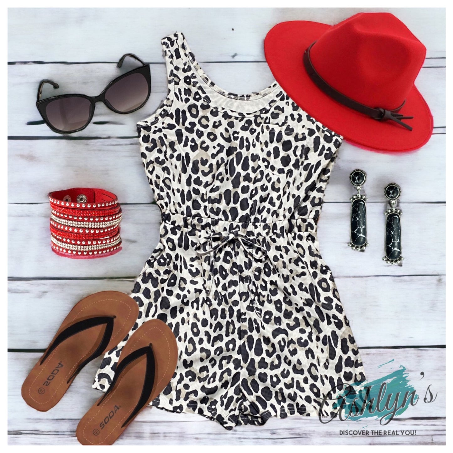 Ashlyn’s Causally Classy Ivory Taupe Black Romper-Jumpsuit-Shorts Set