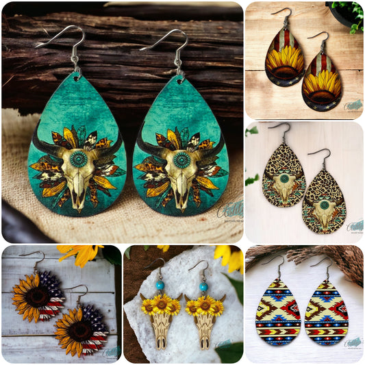 Ashlyn’s Classy and Sassy Wood Earrings Collection