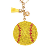 Adorable Puffy Rhinestone Keychain-Purse Charm-Backpack Charm