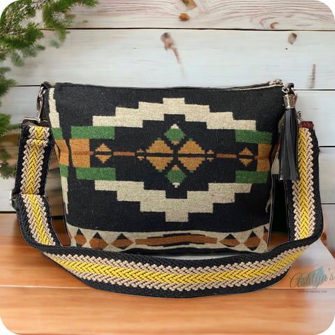 Definite Must-Brown Aztec Crossbody Bag-Tribal Purse-Satchel