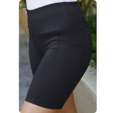 Ashlyn’s Cozy Comfy Biker Shorts with Side Pocket-Black or Taupe