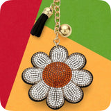 Adorable Puffy Rhinestone Keychain-Purse Charm-Backpack Charm