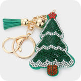 Adorable Puffy Rhinestone Keychain-Purse Charm-Backpack Charm