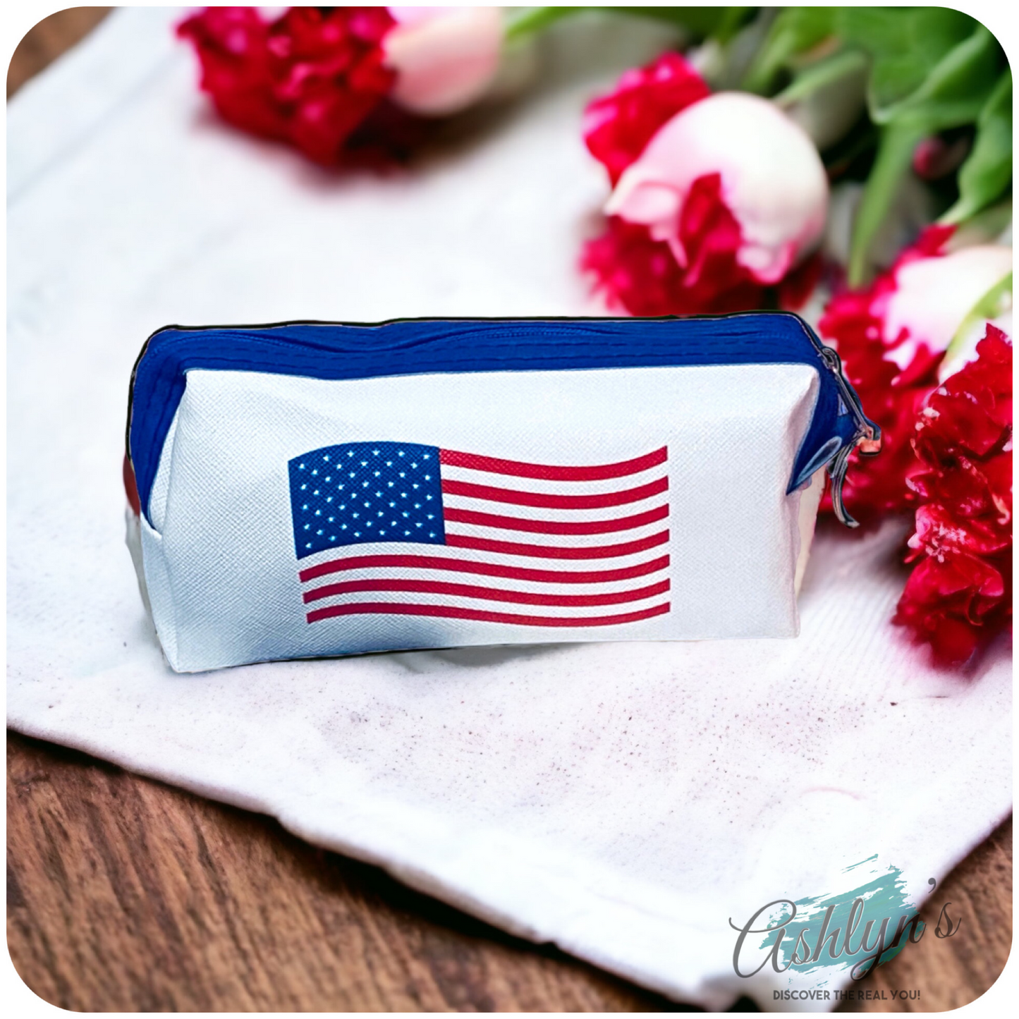 American Pride Crazy Cute Zipper Closure Pouch, Bag