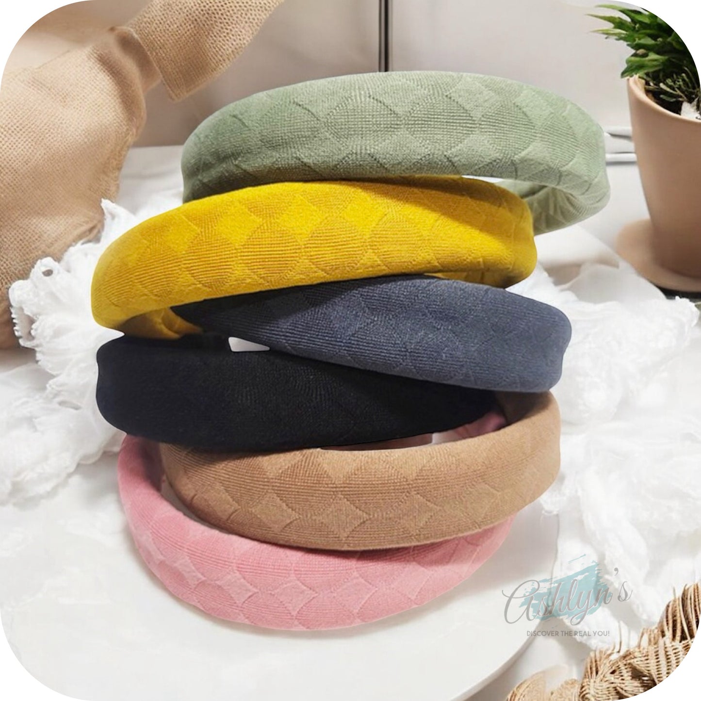 Ashlyn’s Adorable Me Cushioned Top Headbands-6 colors