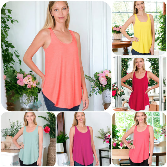Zenana Spring Summer Must Have Tank Top
