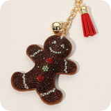 Adorable Puffy Rhinestone Keychain-Purse Charm-Backpack Charm