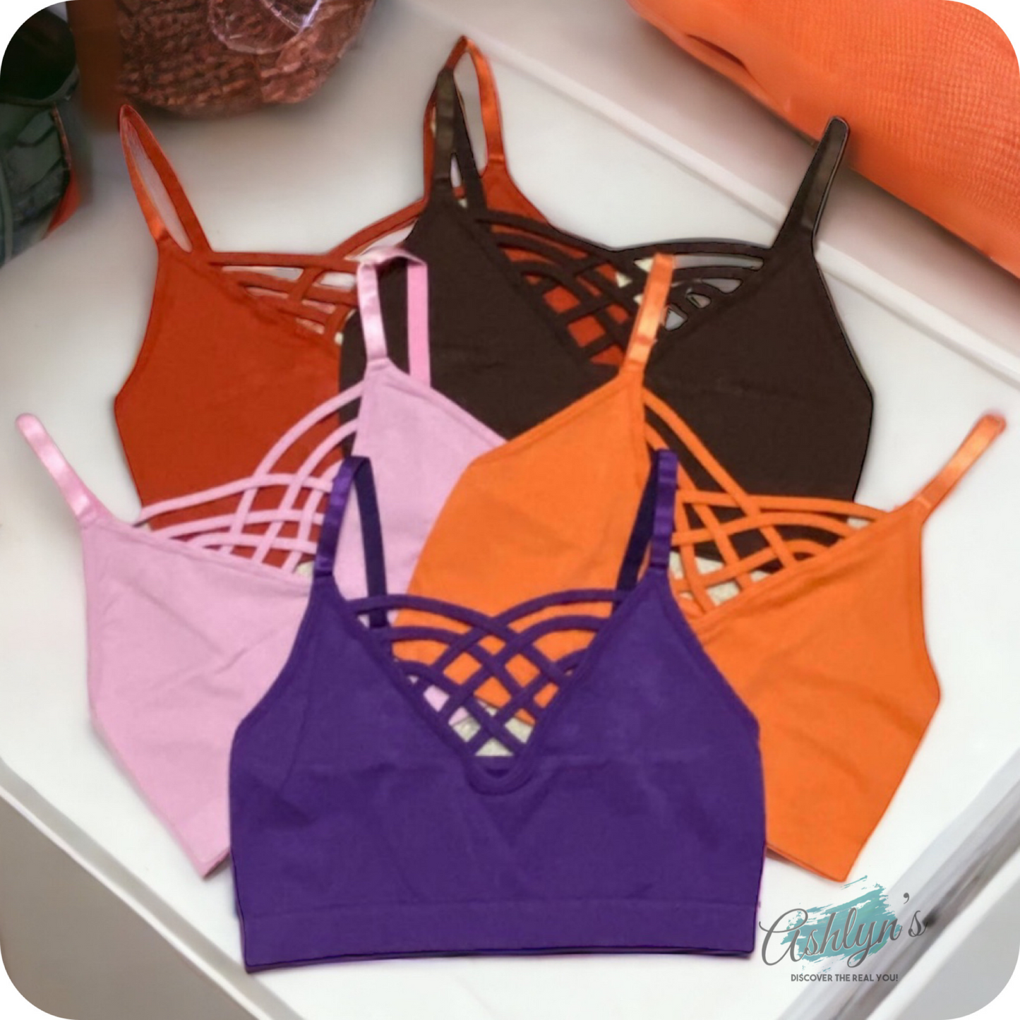 Sale! Every Girls Must-Zenana Lattice Adjustable Strap Bralettes