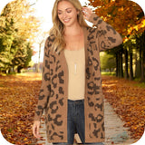 Don’t be Jealous-Ashlyn’s Animal Print Camel Sweater Cardigan-Jacket