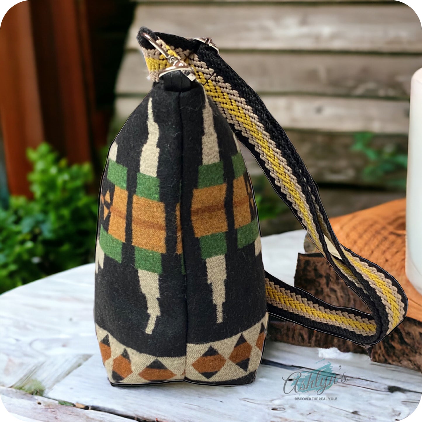 Definite Must-Brown Aztec Crossbody Bag-Tribal Purse-Satchel