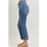 JUDY BLUE Tummy Control Kick Flare Jeans