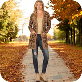 Don’t be Jealous-Ashlyn’s Animal Print Camel Sweater Cardigan-Jacket