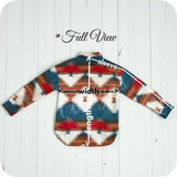 Hello Beautiful! Michelle W Women’s Tribal-Aztec Print Jacket with Side Pockets