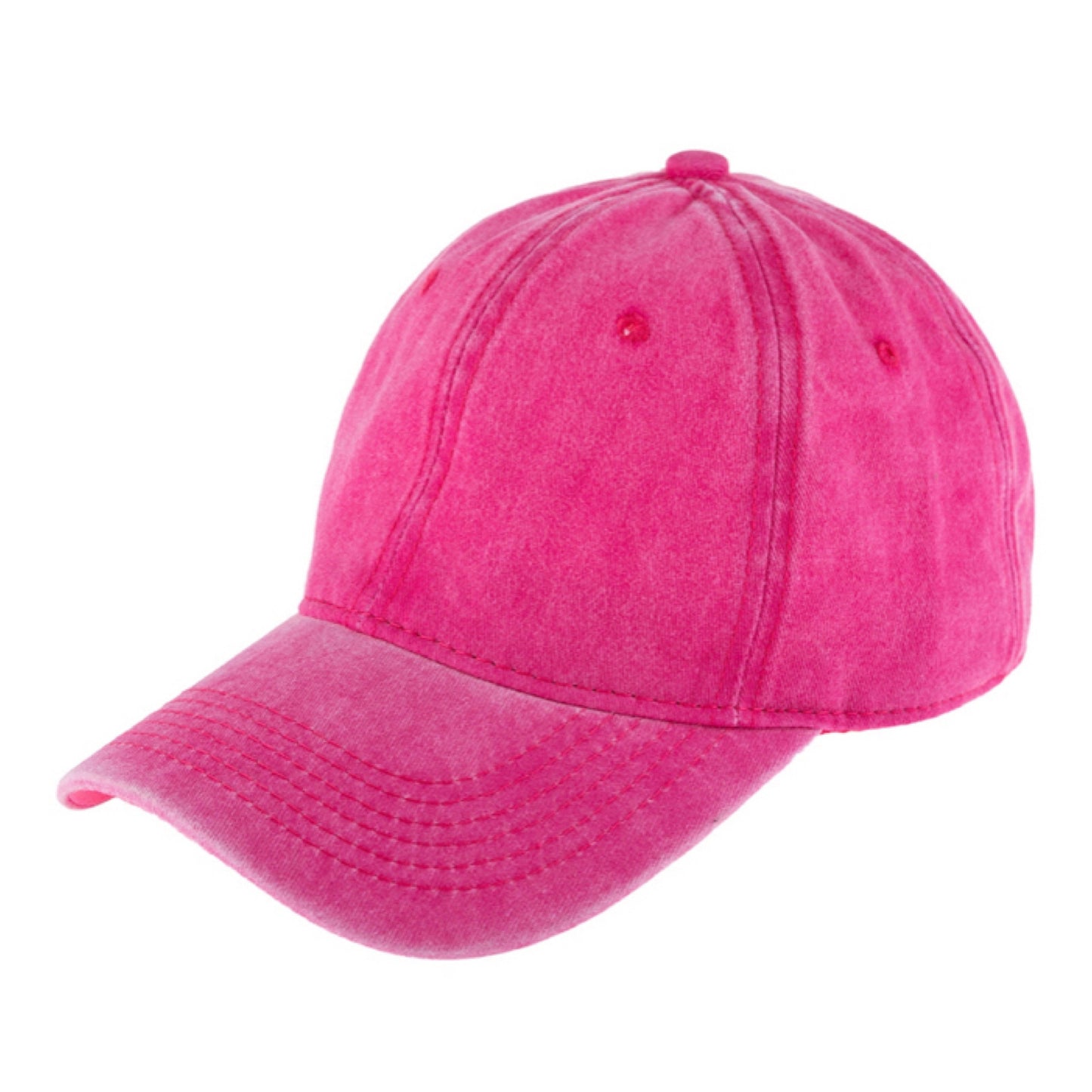 Ashlyn’s Get it Girl-Casually Classy Pink Acid Wash Ball Cap-Baseball Hat