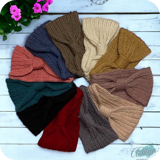 Cozy Cute Thick Knit Headbands-Headwraps