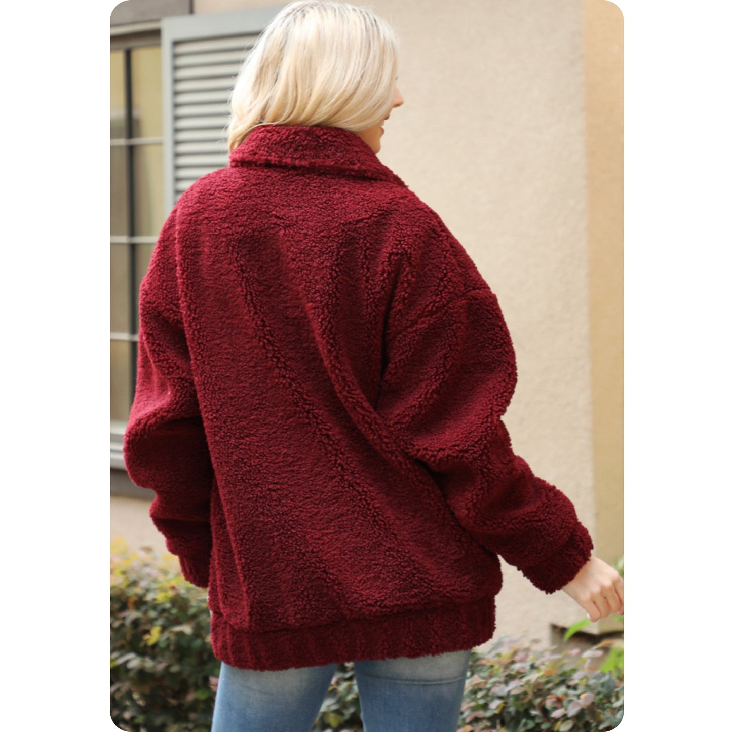 Ashlyns Cuddly Thick Cozy Olive or Burgundy Jacket-Winter Coat