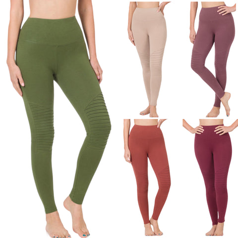 Zenana Cozy Soft Full Length Motto Leggings-5 Color Choices