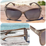 Fun in the Sun~Crystal Accent Frame Women’s Sunglasses