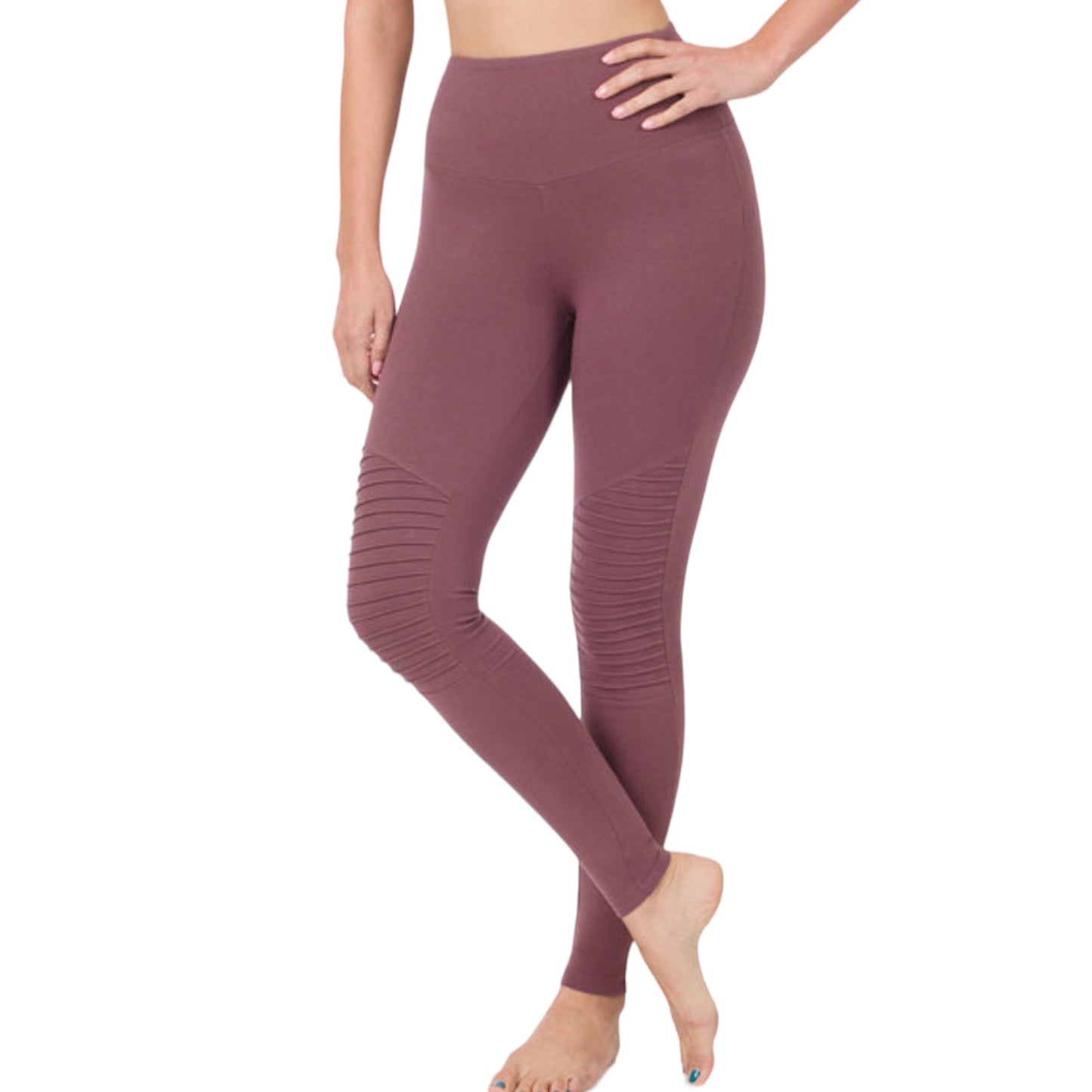 Zenana Cozy Soft Full Length Motto Leggings-5 Color Choices