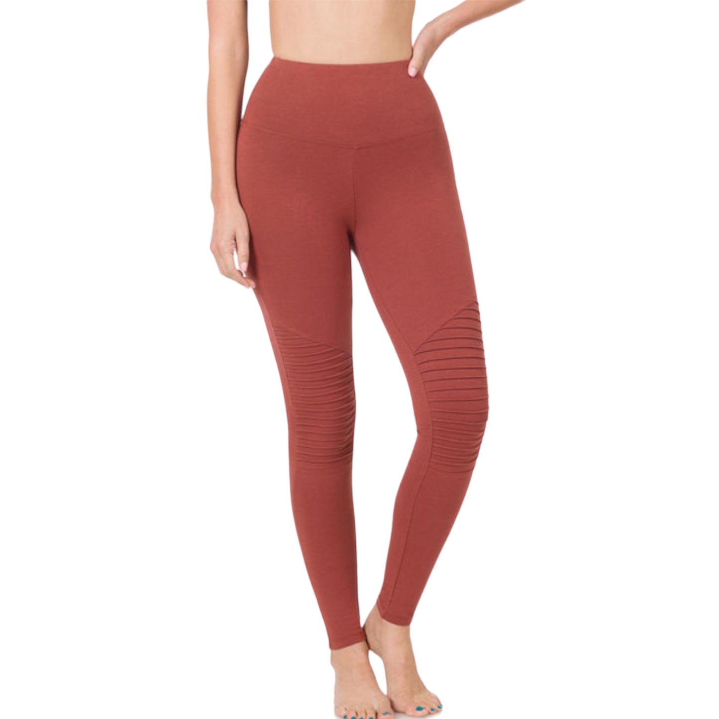 Zenana Cozy Soft Full Length Motto Leggings-5 Color Choices