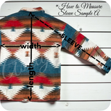 Hello Beautiful! Michelle W Women’s Tribal-Aztec Print Jacket with Side Pockets