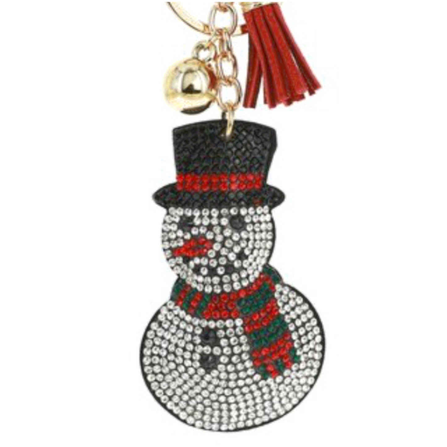 Adorable Puffy Rhinestone Keychain-Purse Charm-Backpack Charm