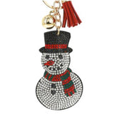 Adorable Puffy Rhinestone Keychain-Purse Charm-Backpack Charm