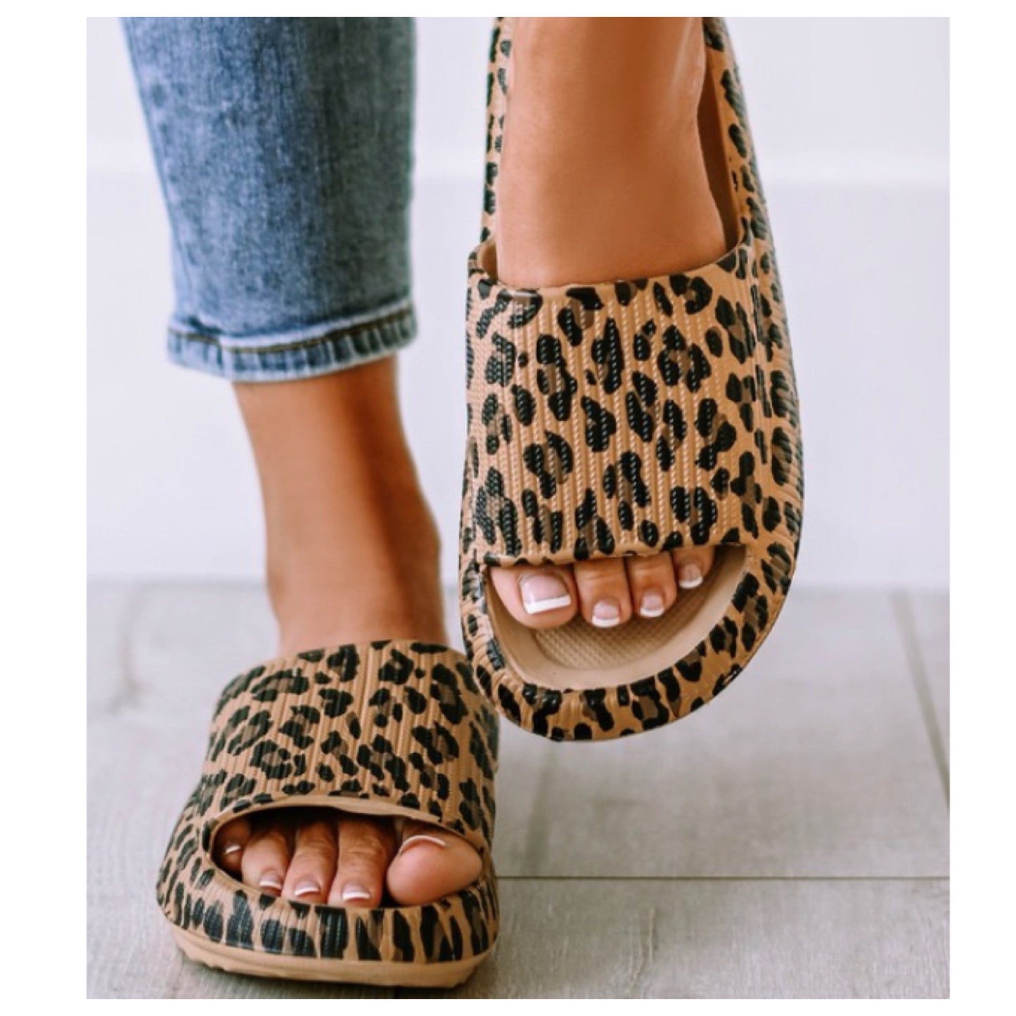 Hello Beautiful! Ashlyn’s Insanely Cozy Animal Print or Solid Color Slides-Sandals-Slip Ons