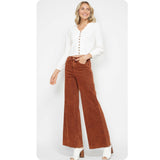 JUDY BLUE “Ready for Fall” Pumpkin Spice Wide Leg Jeans