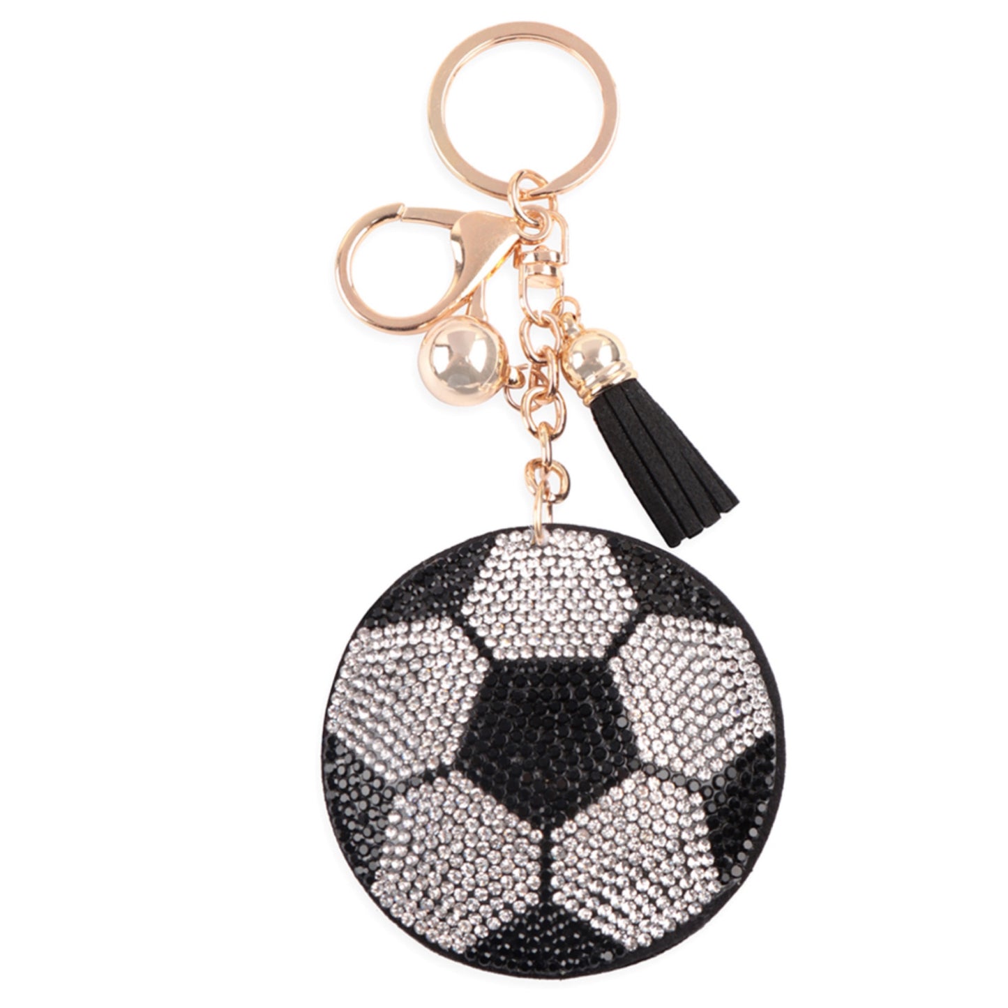 Adorable Puffy Rhinestone Keychain-Purse Charm-Backpack Charm