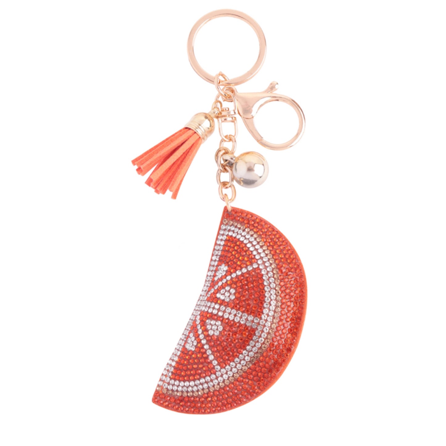 Adorable Puffy Rhinestone Keychain-Purse Charm-Backpack Charm