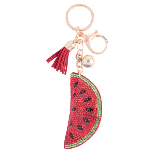 Adorable Puffy Rhinestone Keychain-Purse Charm-Backpack Charm
