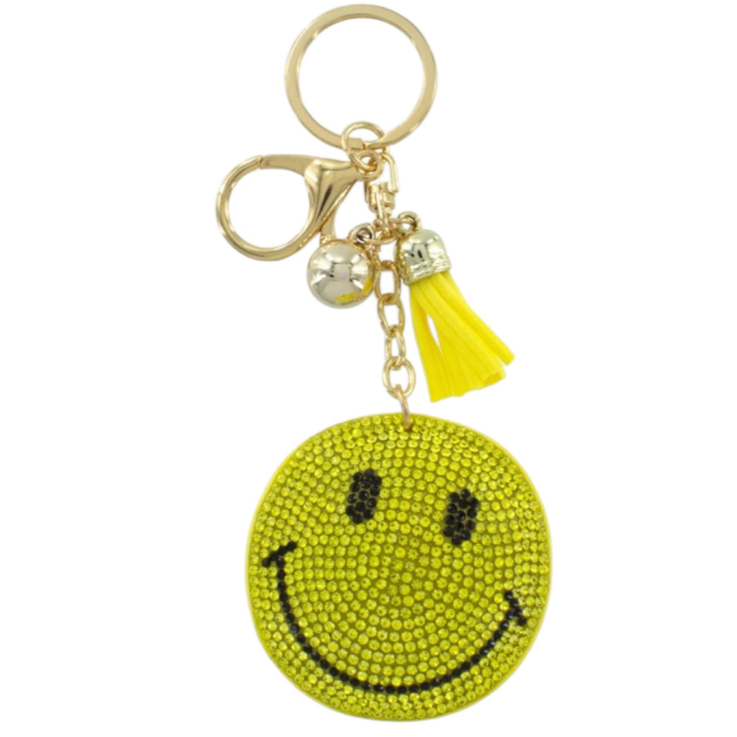 Adorable Puffy Rhinestone Keychain-Purse Charm-Backpack Charm