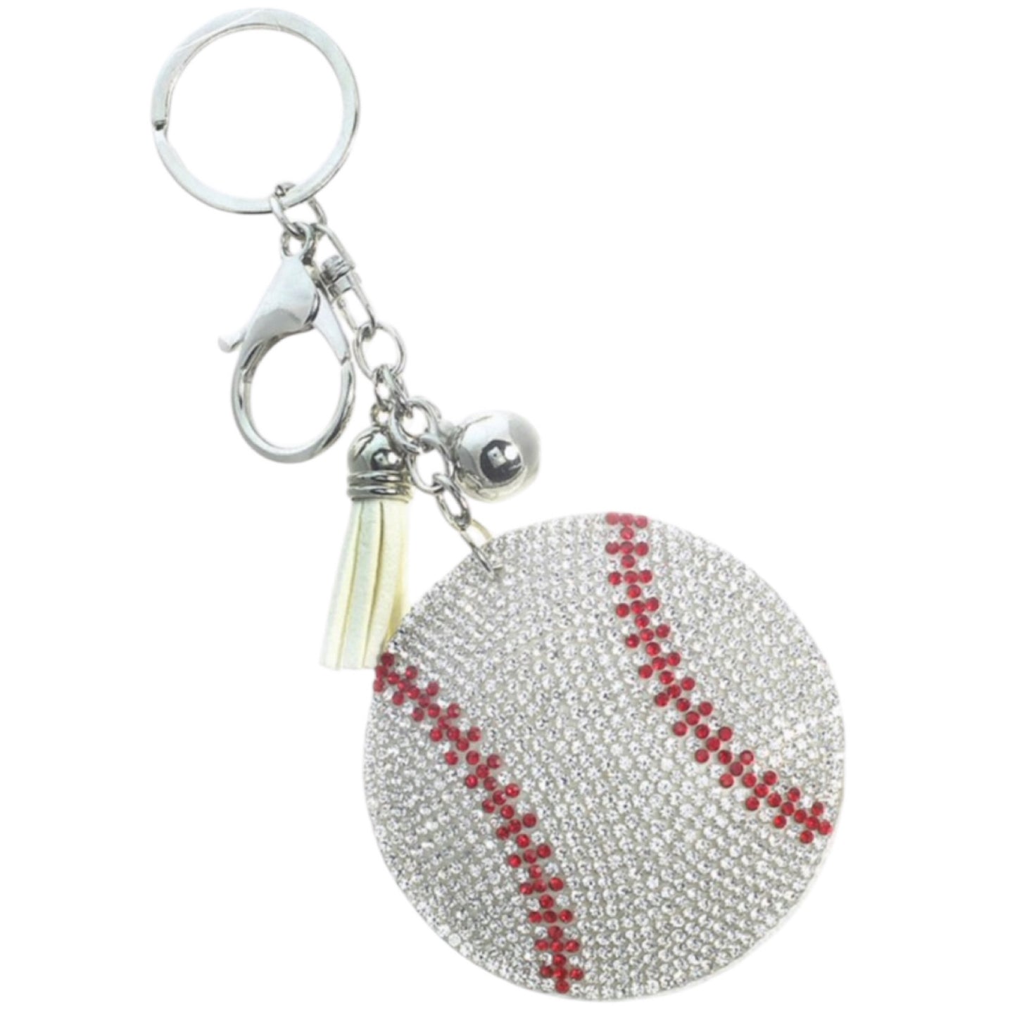 Adorable Puffy Rhinestone Keychain-Purse Charm-Backpack Charm