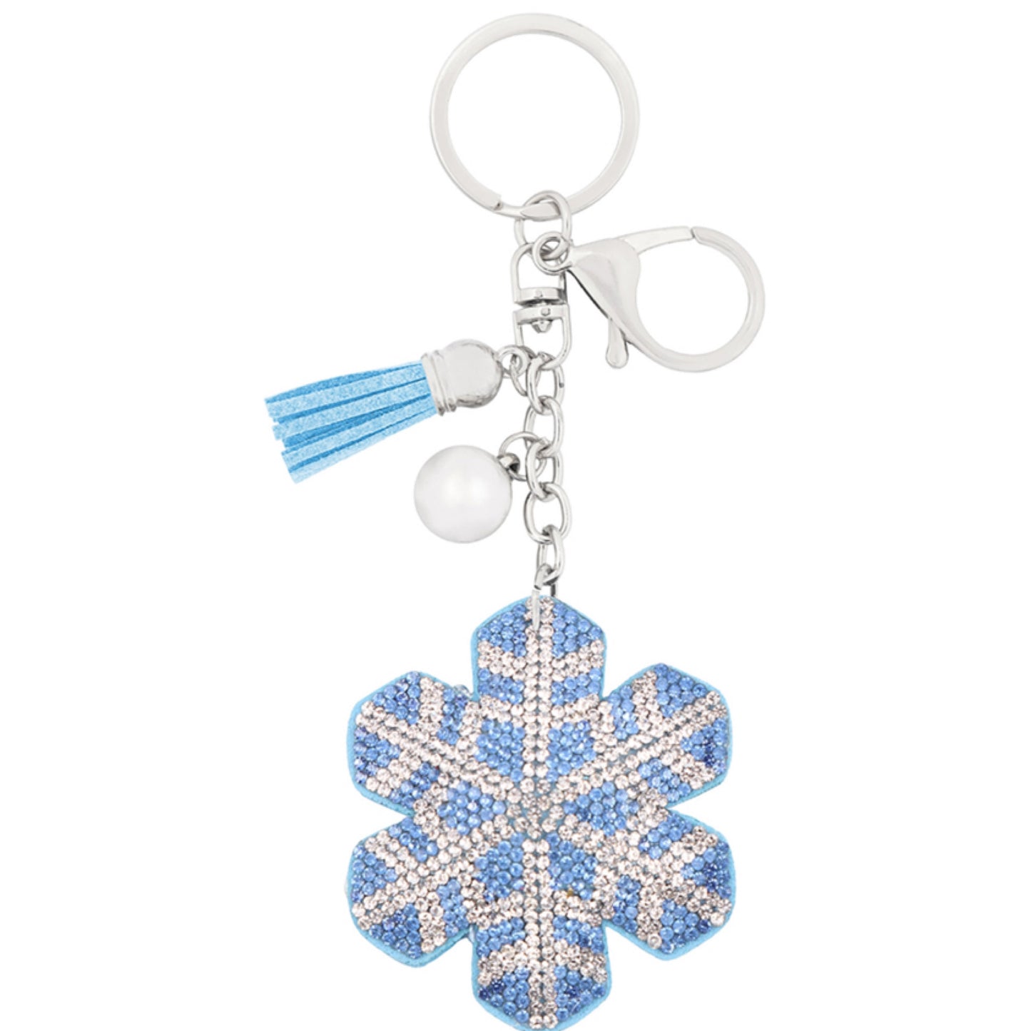 Adorable Puffy Rhinestone Keychain-Purse Charm-Backpack Charm