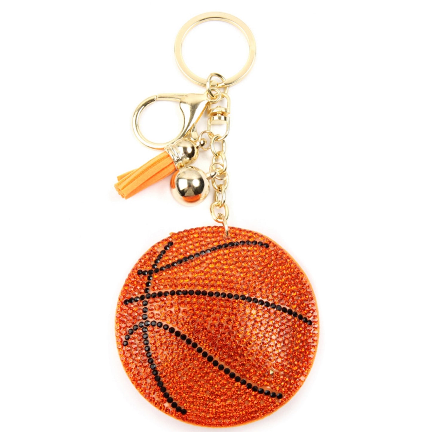 Adorable Puffy Rhinestone Keychain-Purse Charm-Backpack Charm